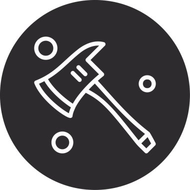 Kürek. Web simgesi basit illüstrasyon