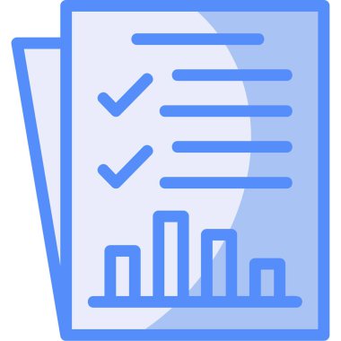 iş planı simgesi, özet vektör çizimi