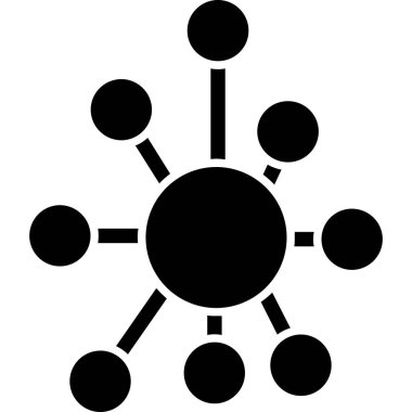 ağ bağlantı vektörü simgesi