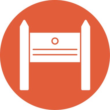 Bir b eksikliği simgesinin vektör çizimi