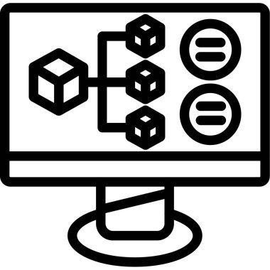 Ağ web simge vektör çizim