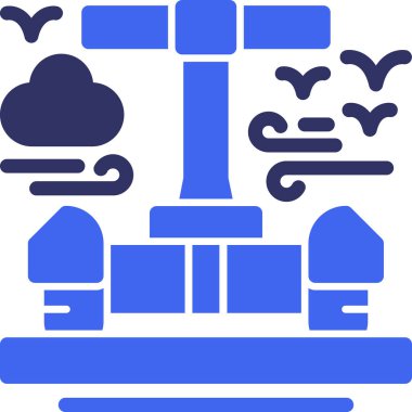 mimari yapı yapı ikonu - taslak biçimi