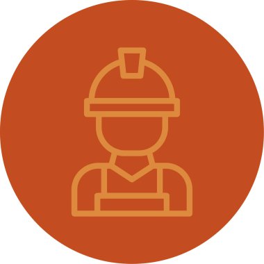 Kask vektör simgesi gösterimi