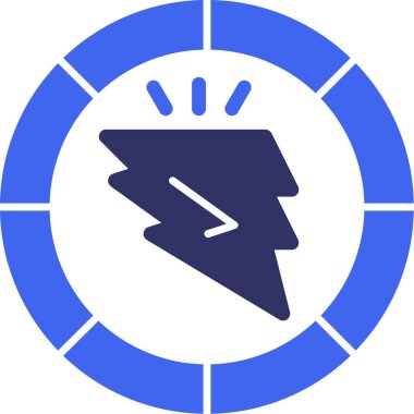 Bir ağaç simgesinin vektör illüstrasyonu