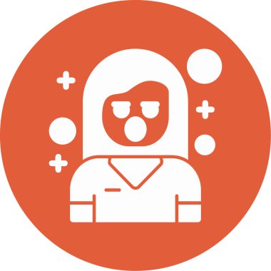 Tıbbi maskeli bir adamın vektör çizimi.