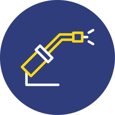 Modern oto tamir simgesinin vektör illüstrasyonu