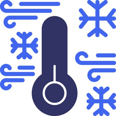 Sıcaklık simgesi, vektör illüstrasyonu