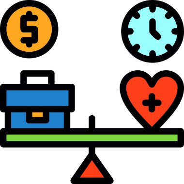 para çantası simgesi, vektör illüstrasyonu