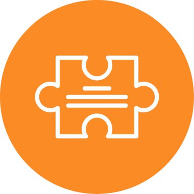 yapboz simgesinin vektör illüstrasyonu