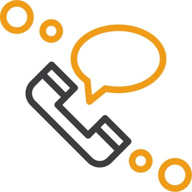 Doldurulmuş dış hat biçiminde iletişim ağı simgesi