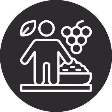 Modern b 'nin vektör illüstrasyonu insanların ikonundan yoksun