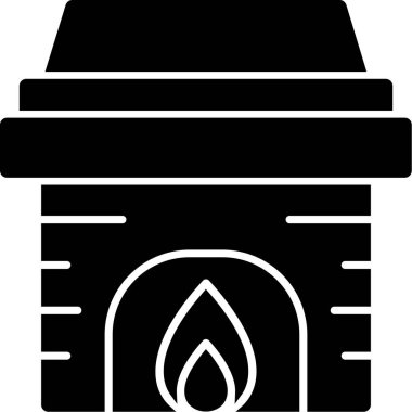 Ateş vektörü simgesini ateşle