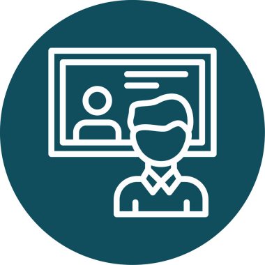 Vektör Adam Simgesi illüstrasyonu