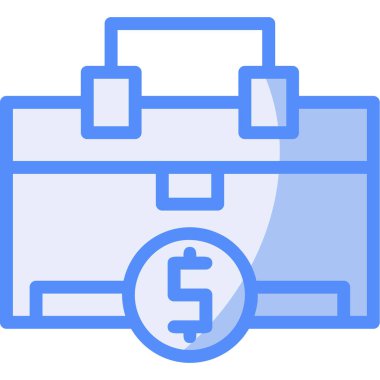 Dolar para çantası simgesi