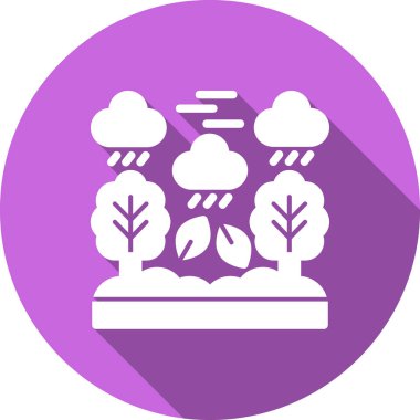 Fırtına. Web simgesi basit tasarım