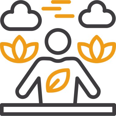 Bulut simgesi vektör illüstrasyonu