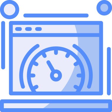 Bilgisayar. Web simgesi basit tasarım