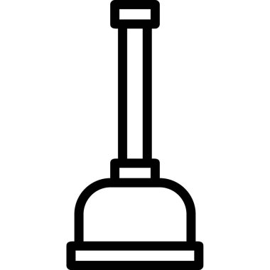 Temizlik fırçası. Web simgesi