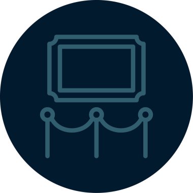 tablo simgesi vektör illüstrasyonu