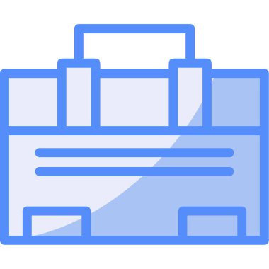 Çanta. Web simgesi basit illüstrasyon