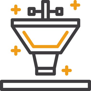 huni. Web simgesi basit illüstrasyon