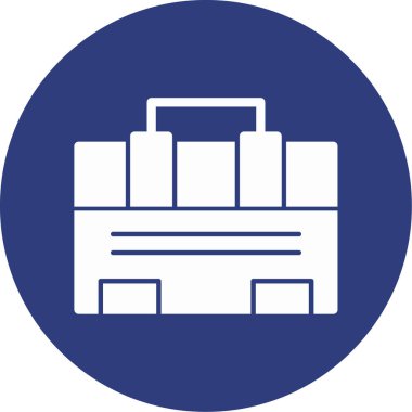 Çanta. Web simgesi basit illüstrasyon