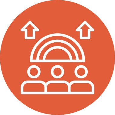 Modern yapı simgesinin vektör illüstrasyonu