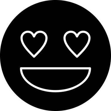 emoji simgesi, basit vektör illüstrasyonu