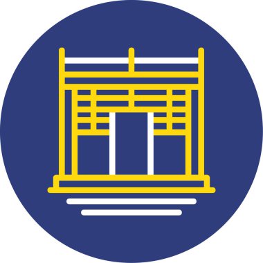 Modern eğitim ikonunun vektör illüstrasyonu