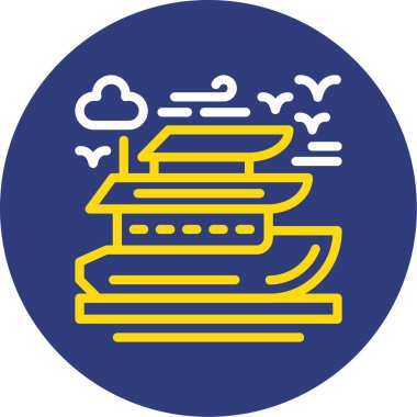 Bulut. Web simgesi basit illüstrasyon