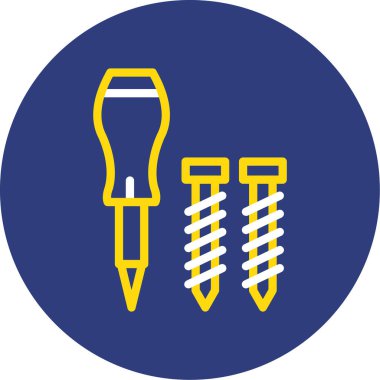 vektör tornavida simgesi, vektör illüstrasyonu