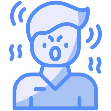 hastalık ateşi ikonu