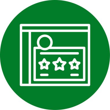 vektör derecelendirme simgesi