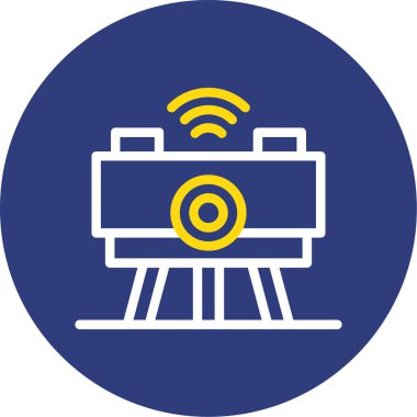 vektör lcd simgesi illüstrasyonu