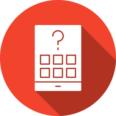 Kırmızı telefon simgesinin vektör çizimi