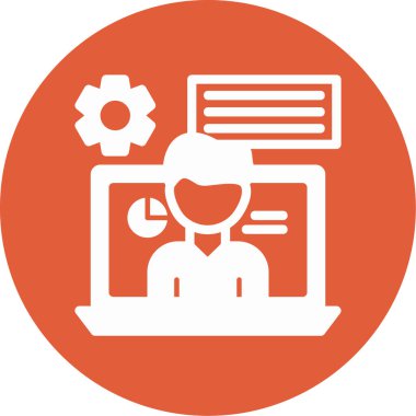 seo modern simgesinin vektör illüstrasyonu