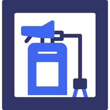 Gaz. Web simgesi basit illüstrasyon