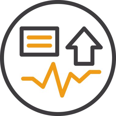 grafik simgesi, basit vektör illüstrasyonu