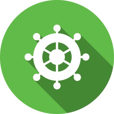 Vites düz yuvarlak vektör simgesi