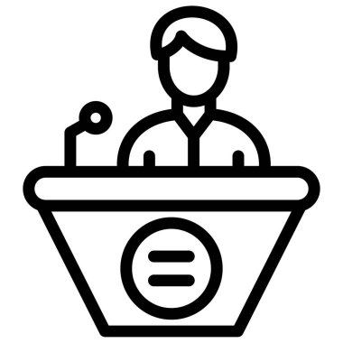 Müşteri müşteri simgesi, vektör resimleme