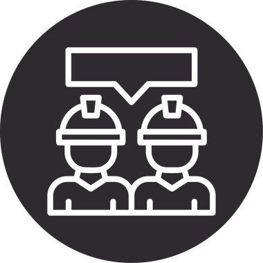 İnsan simgesinin vektör illüstrasyonu