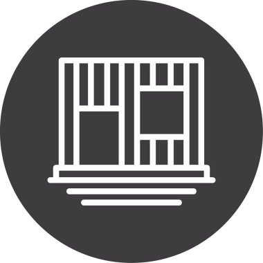 vektör pencere resimleme