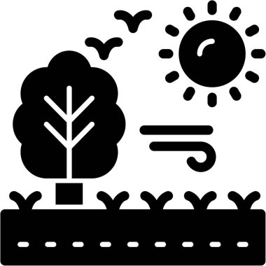bitki simgesi vektör illüstrasyonu