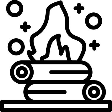 şenlik ateşi alev ikonu