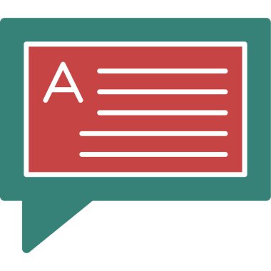 Konuşma baloncukları ikon vektör çizimi