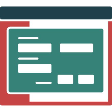 Beyaz arkaplanda ağ geliştirme, illüstrasyon, vektör.