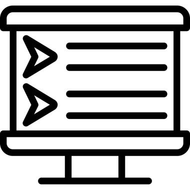 belge simgesi vektör illüstrasyonu