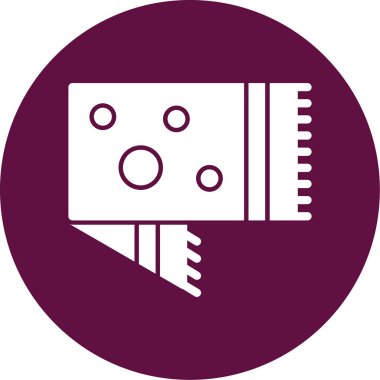 Benzersiz elektrik makinesi vektör simgesi