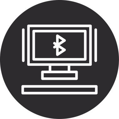 Modern simgenin vektör illüstrasyonu