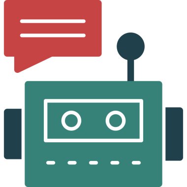 Mikrofon. Web simgesi basit illüstrasyon